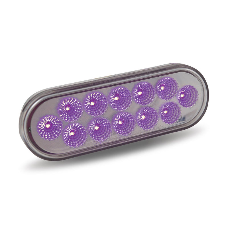 Trux Accessories Oval Dual Revolution Amber/Purple LED