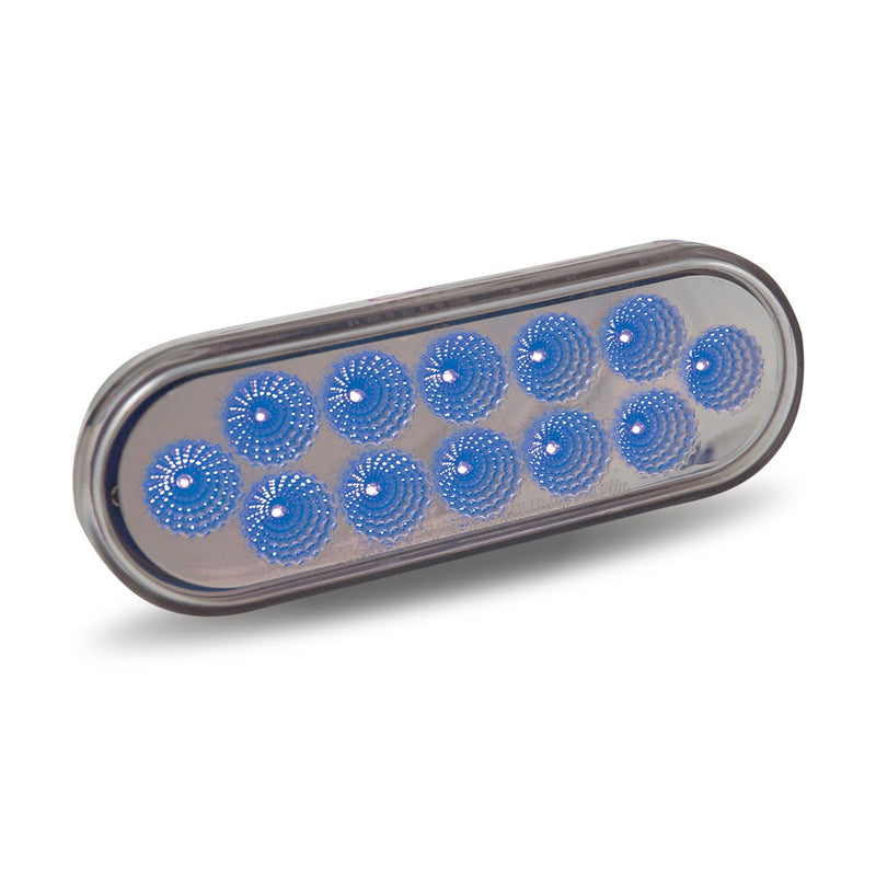 Trux Accessories Oval Dual Revolution Red/Blue LED