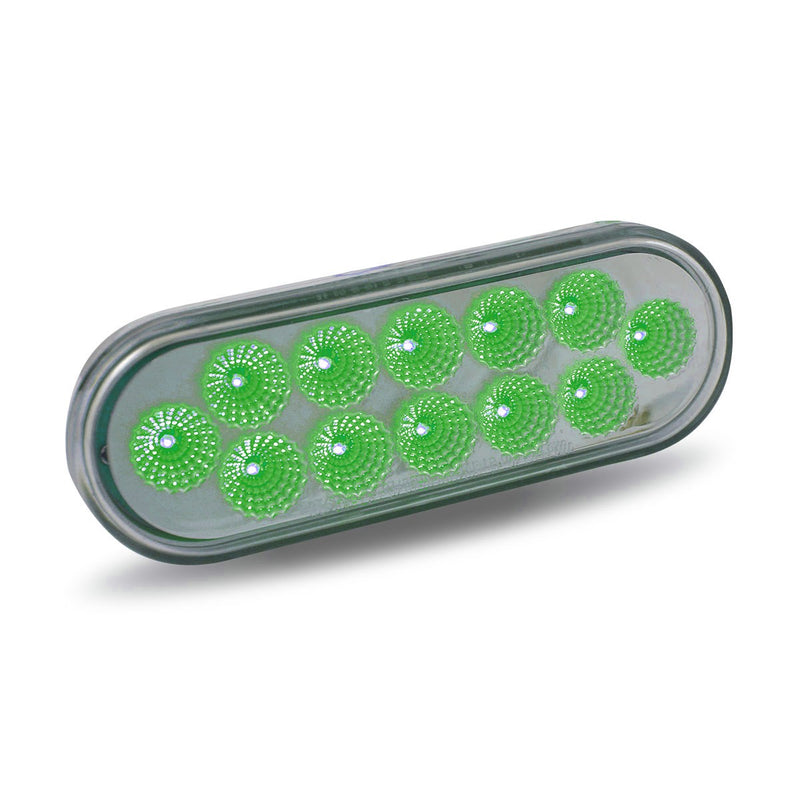 Trux Accessories Oval Dual Revolution Red/Green LED