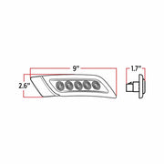 Trux Accessories Peterbilt Fender Marker Light - Passenger Side