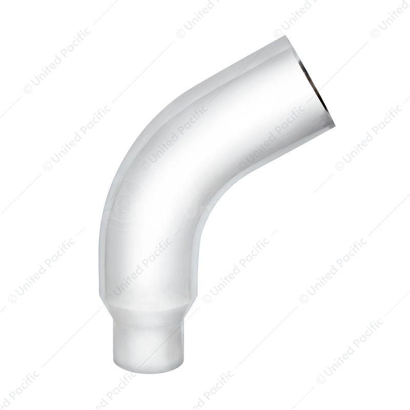 United Pacific Chrome 58 Degree Angled Exhaust Elbow For Peterbilt 379 - 6" OD To 5" OD PB379-E58-65