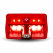 Trux Accessories LED Projector 6-color Interior Door Logo Light with Oval USA Flag Image - Passenger