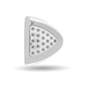 Trux Accessories Peterbilt Side Headlight Triangle Dual Revolution Amber/Blue LED (24 Diodes)