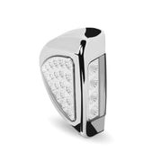 Trux Accessories Peterbilt Side Headlight Triangle Dual Revolution Amber/Blue LED (24 Diodes)