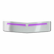 Trux Accessories Kenworth 13" Post-Mount Sunvisor with Louvered Spaces for Curved Glass (1987+)