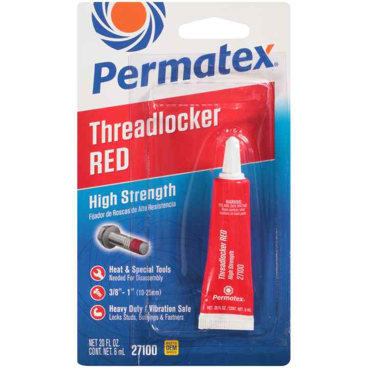 Permatex Red Threadlocker 27100PTX