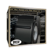 Trux Accessories 24" Poly Quarter Fender Kit with Rolled Edge