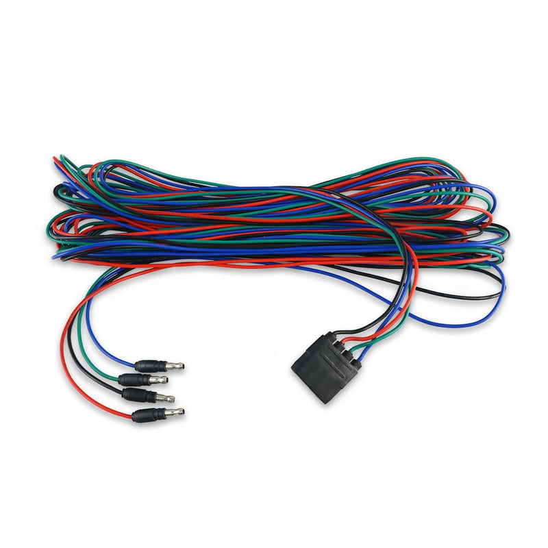Trux Accessories 10ft RGB Extension Cable - 4 x Male Bullet Plugs to Female Bullet Connector QE10