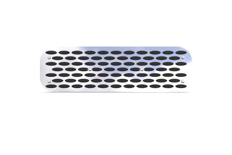 Black Legacy Oval Step Plate - 20" X 6" (Pair) 12800-100