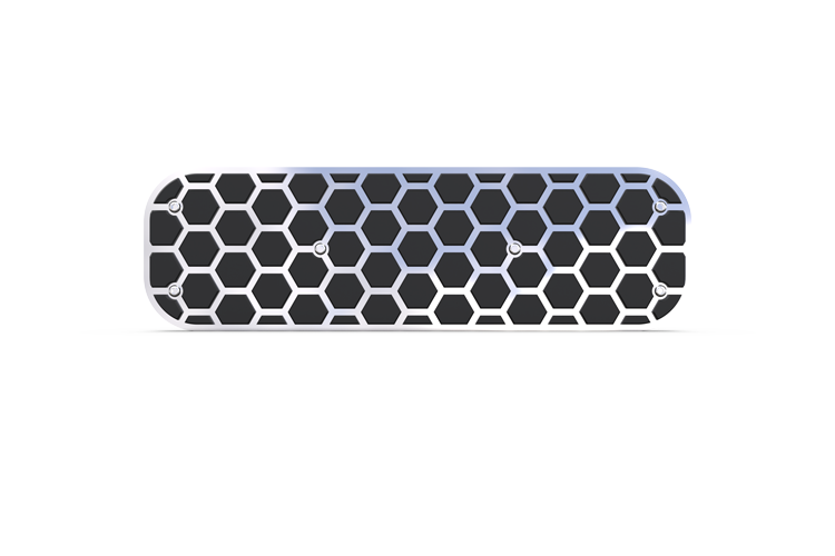 Black Honeycomb Step Plate - 20" X6" (Pair) 12802-100