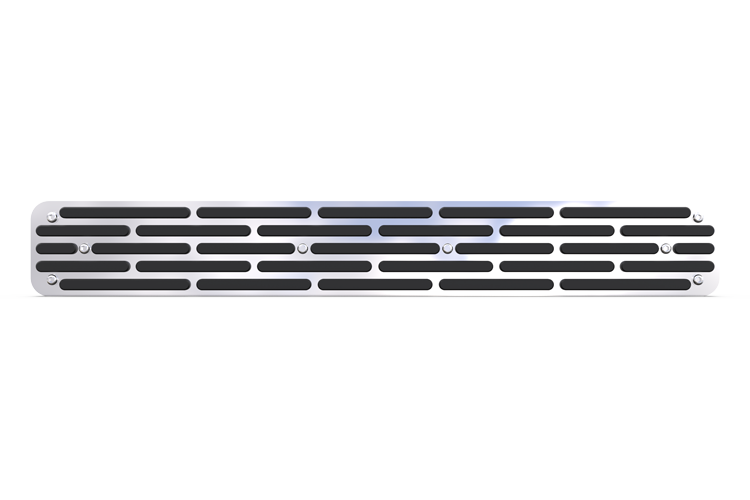 Black "Bars" Step Plate - 28" X 4" (Pair) 12901-100