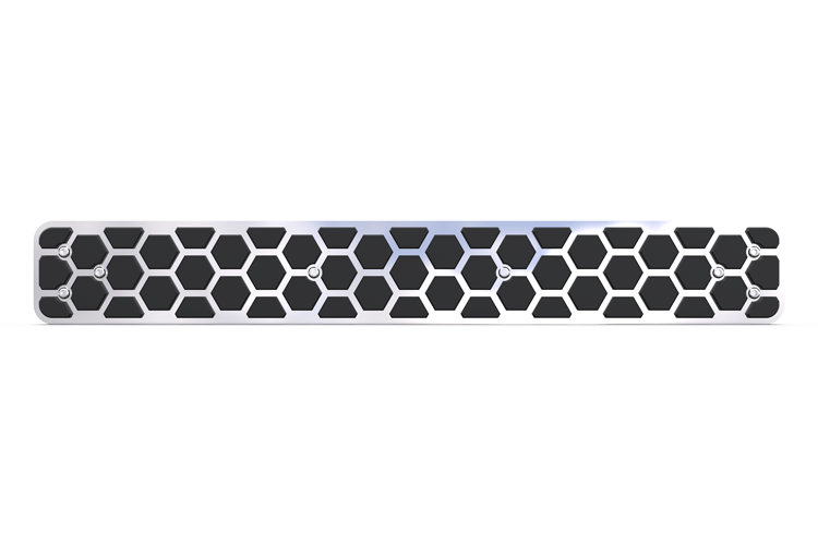Black Honeycomb Step Plate - 28" X4" (Pair) 12902-100