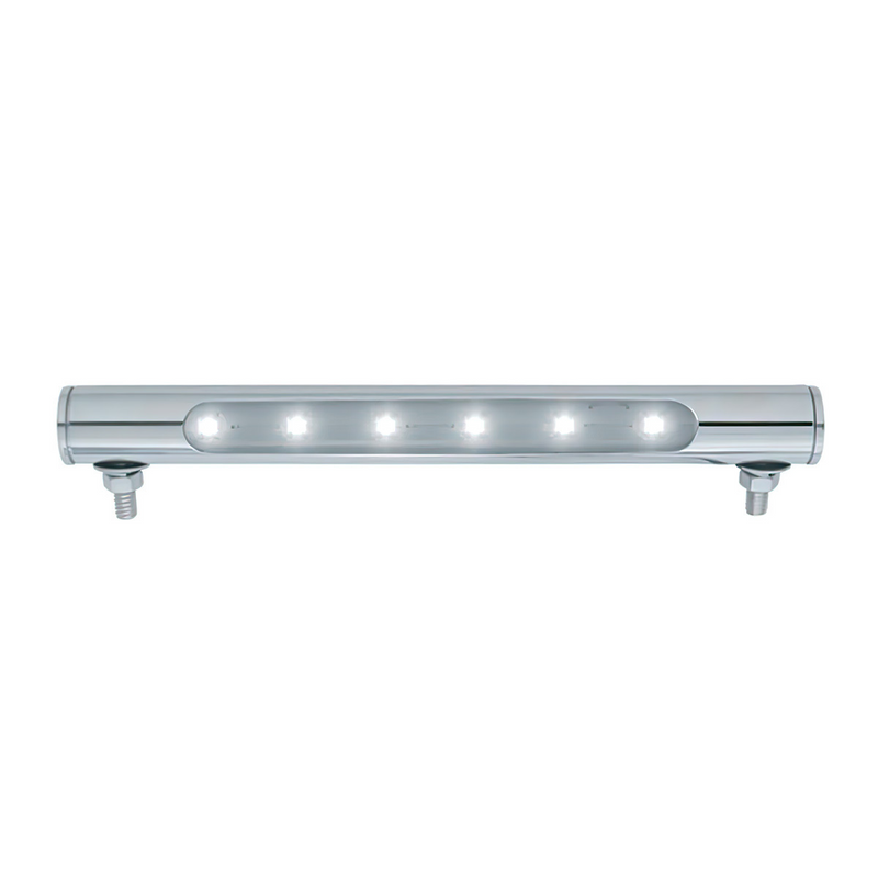 United Pacific 6 LED Stainless Steel Tube Light White LED S2008LED
