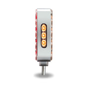Trux Accessories TRUX Dual Revolution Double Face Double Post Square LED (Amber/Red/Purple) - (44 Diodes) - TLED-SDXP