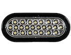Buyers Products 6" Clear Oval Recessed Strobe Light With 24 LED