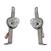 JML Kustoms 20" Kenworth Bumper Brace with Watermelon Hole (Pair)