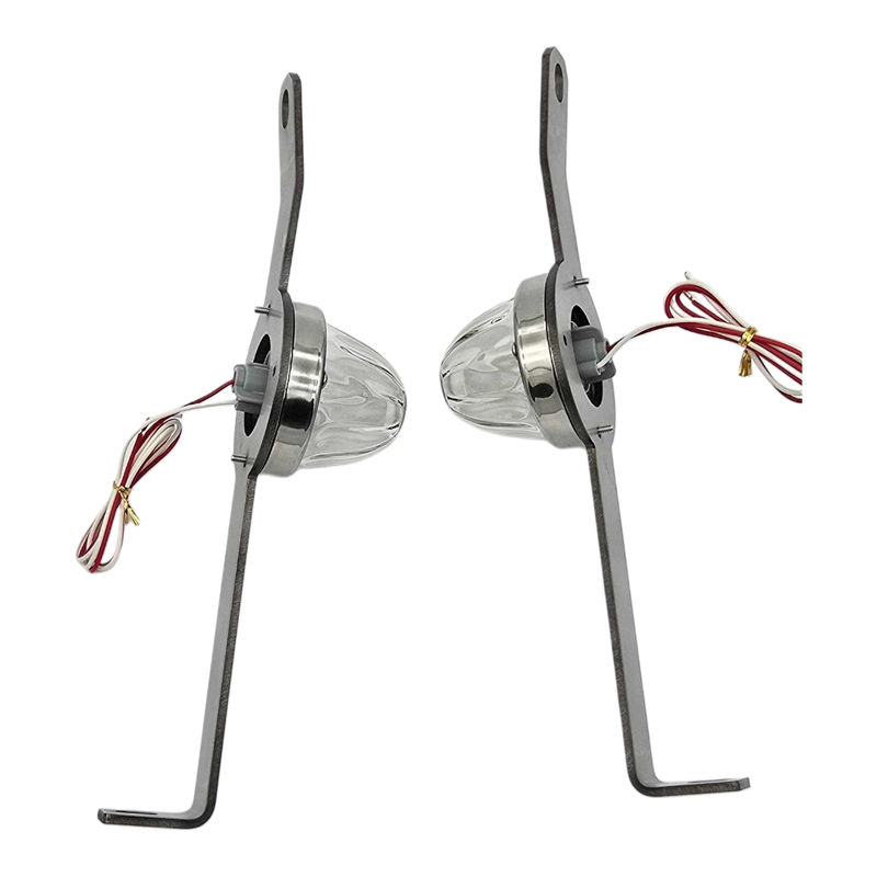 JML Kustoms 18" Kenworth Bumper Brace with Watermelon Hole (Pair)