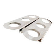 JML Kustoms Peterbilt Rear 15" Air Cleaner 2" Light Bracket (3 Hole)