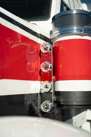 JML Kustoms Peterbilt Front 15" Air Cleaner Watermelon Light Bracket (4 Hole)