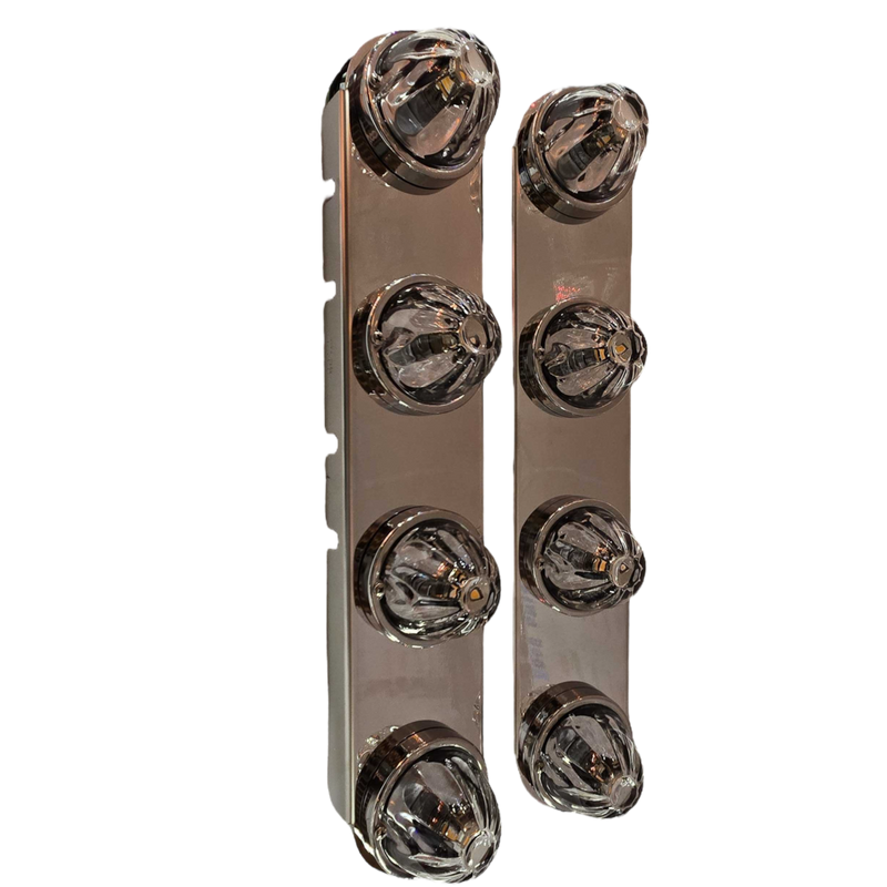 JML Kustoms Peterbilt Front 15" Air Cleaner Watermelon Light Bracket (4 Hole)