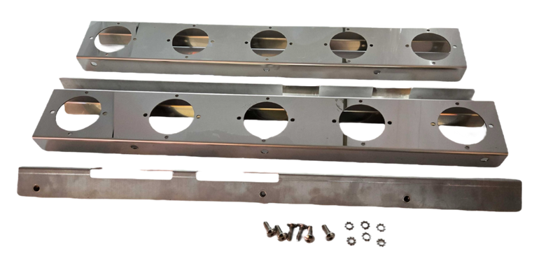 JML Kustoms Peterbilt 589 Strap Mount Front Air Cleaner Watermelon Light Bracket (5 Hole)
