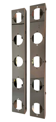 JML Kustoms Peterbilt 589 Strap Mount Front Air Cleaner Watermelon Light Bracket (5 Hole)