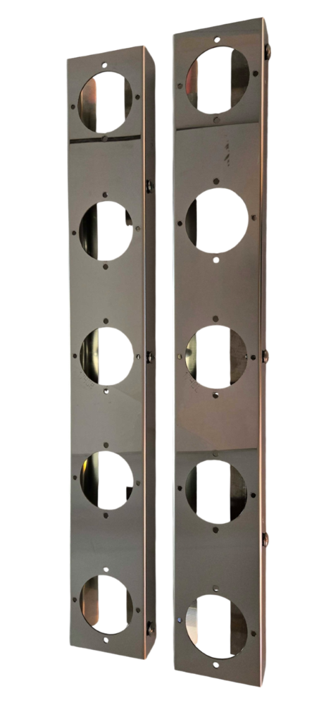 JML Kustoms Peterbilt 589 Strap Mount Front Air Cleaner Watermelon Light Bracket (5 Hole)