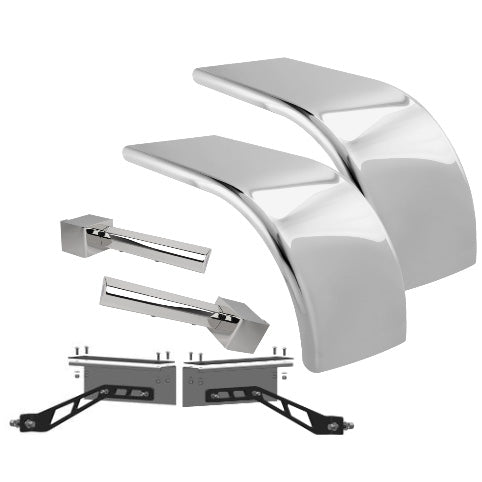 Hogebuilt 304 Stainless Low-Rider Half Fender SS505HT-PB2