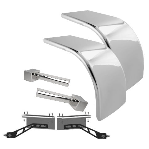 Hogebuilt Ultimate Lowrider Half Fenders SS510HT-PB2