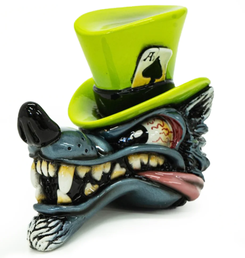 Twisted Shifterz Top Hat Wolf Shifter Knob