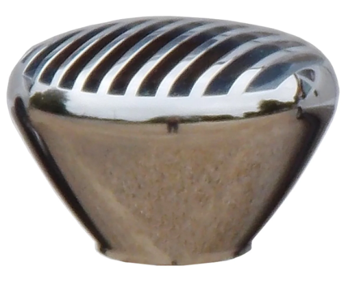 Twisted Shifterz Chrome Billet Nostalgic Finned Shift Knob
