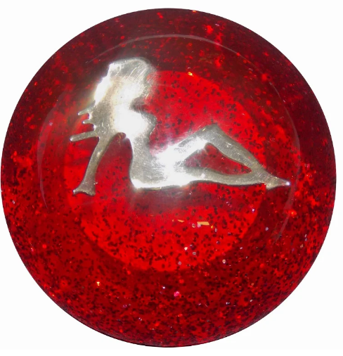 Twisted Shifterz Chrome Lady Brake Knob