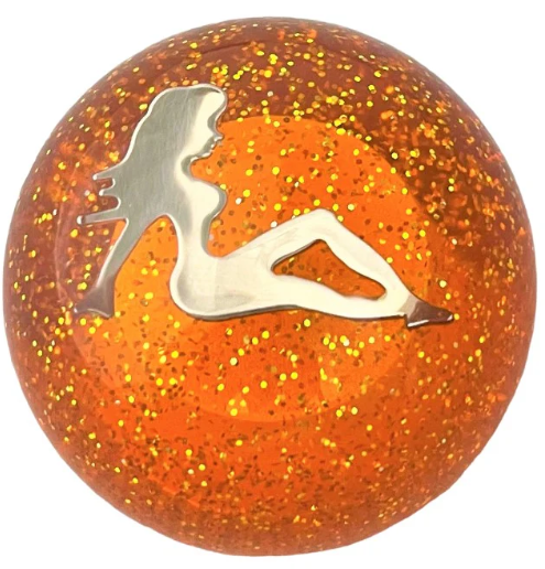 Twisted Shifterz Chrome Lady Brake Knob