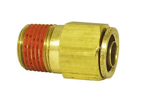 Imperial Supplies 3/8 Pipe x 3/8 Push Connect Straight Fitting
