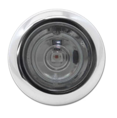 Phoenix Design 3/4" Button Light, Single Diode With Chrome Bezel