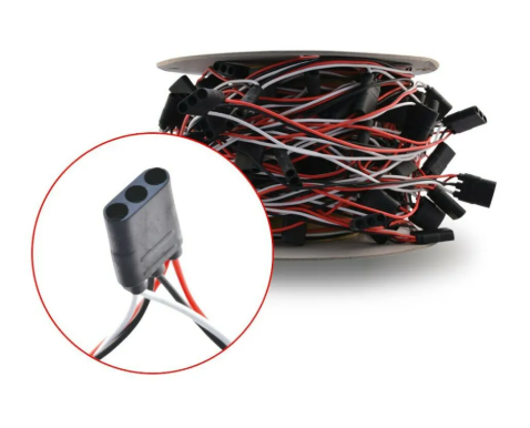 Trux Accessories Triple Female Bullet Plug Wire Harness 4" Spacing