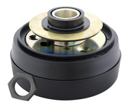 Steering Creations 3 Hole Bolt Pattern Chrome Hub with Nut for Steering Wheel fits, 14+KW, 06-13 Pete fixed & tilt telescopic & 14+ Pete 210/220, 320 through 389, 40 spline count - Black