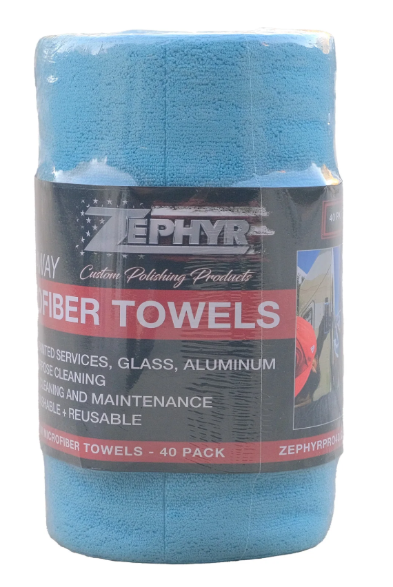 Zephyr Tear Away Microfiber Towel Roll