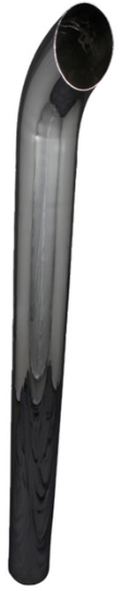 Grand Rock 5" Curved Exhaust Stack - 60"