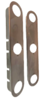 JML Kustoms Front Peterbilt 15" Air Cleaner Bracket with Radius Ends and (2) Watermelon Holes