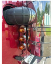 JML Kustoms Kenworth Front Air Cleaner Bracket with (3) Watermelon Holes