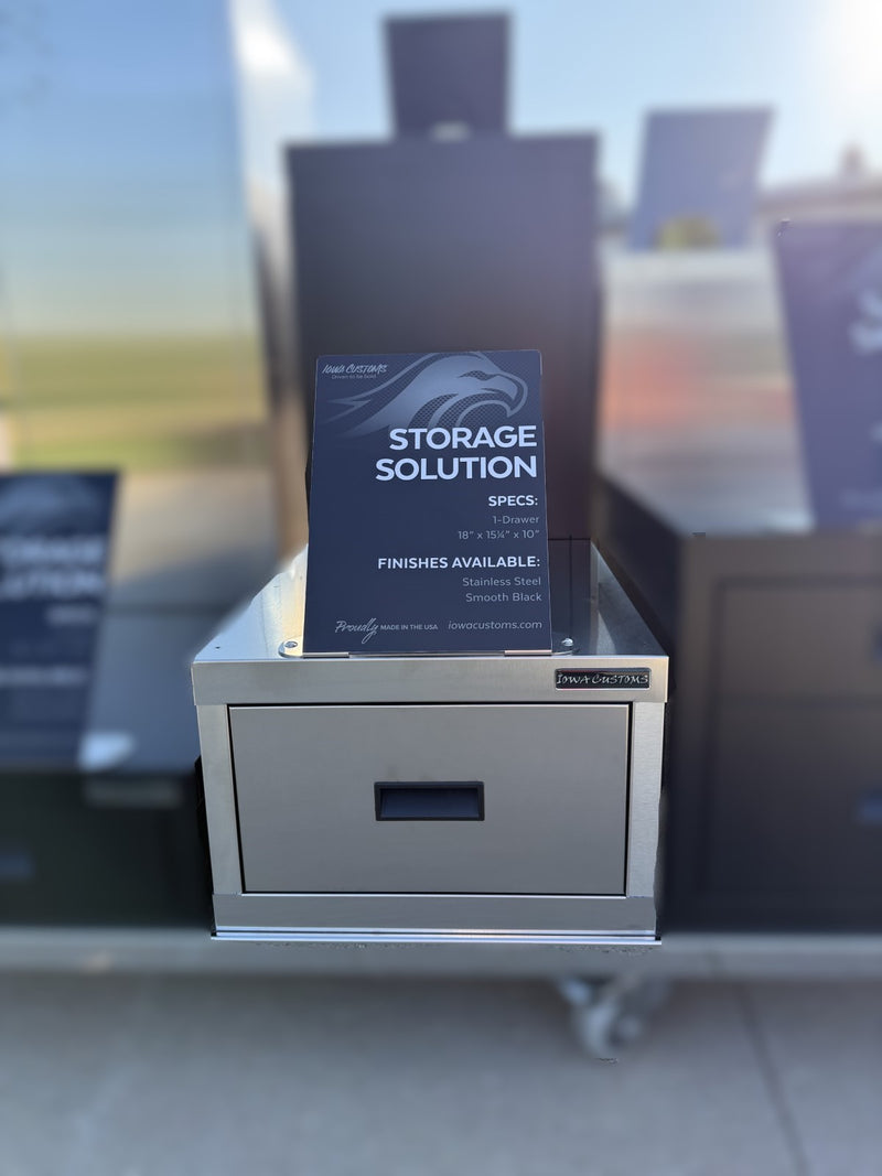 Iowa Customs 1-Drawer Storage Solution IC99009