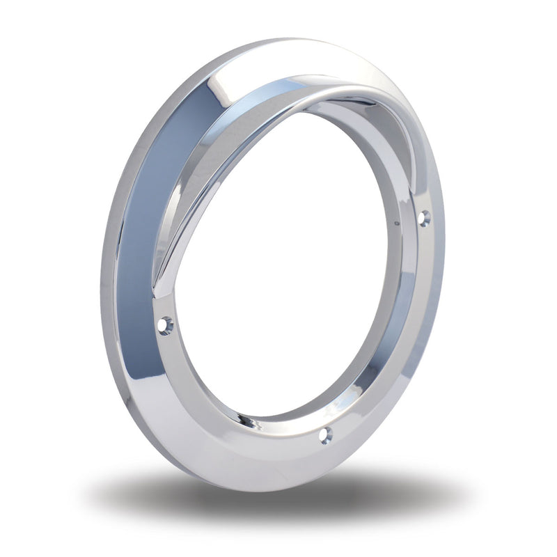 Trux Accessories 4" Chrome Screw-On Bezel TBEZ-4CH