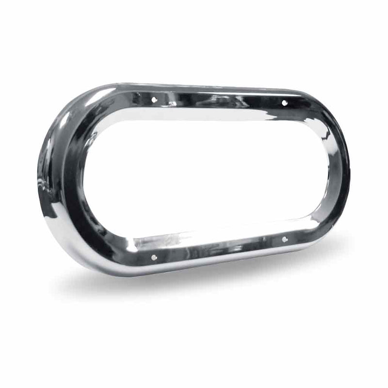 Trux Accessories Chrome Plastic Oval Bezel TBEZ-OBCH3