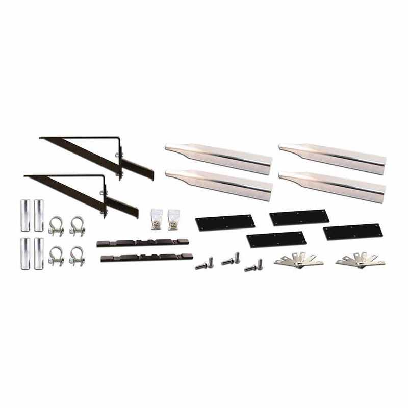 Full Fender Mounting Kit – Adjustable Fender Brackets | 14 Gauge (Standard) | Non Threaded Post Mount