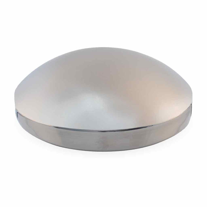 Trux Accessories 8" I.D Dome Rear Hubcap Stainless Steel THUB-858SS