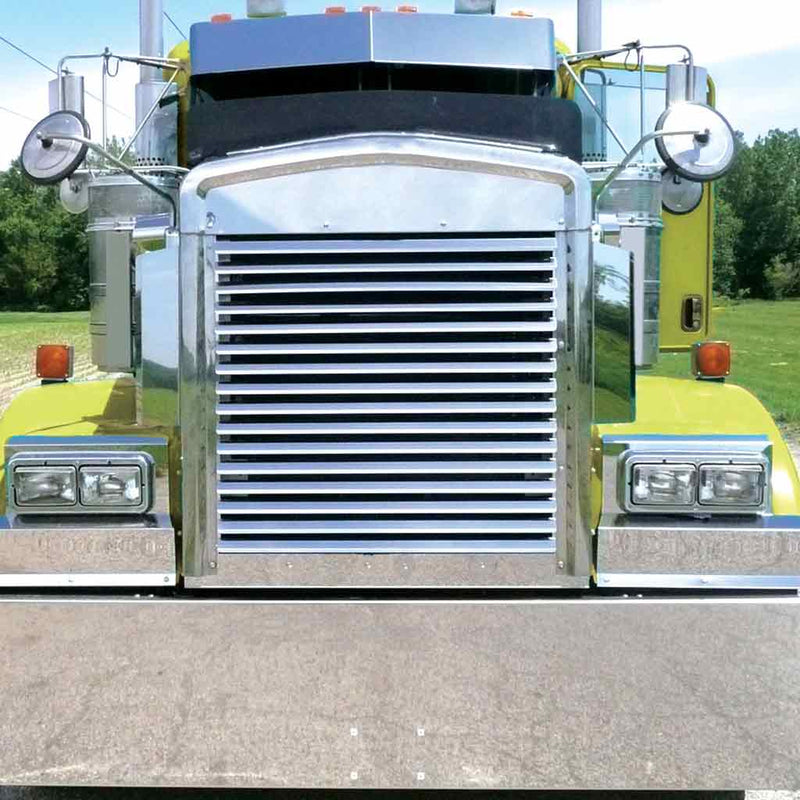 KW. W900L Extended Hood Louvered Grille Bar Kit (All Years) – 16 Bars | Straight
