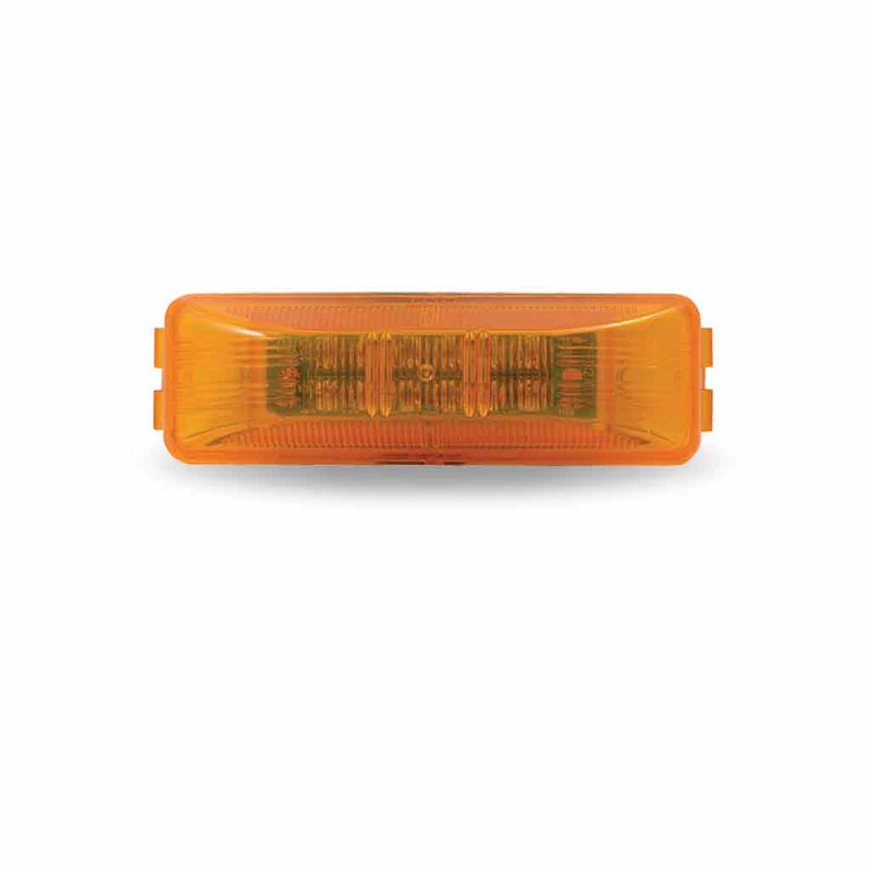 Trux Accessories 1" x 4" Amber Marker Rectangular LED Light (12 Diodes) TLED-1X4A