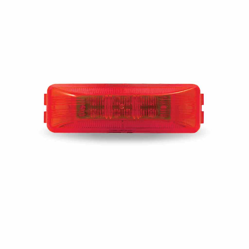Trux Accessories 1" x 4" Red Marker Rectangular LED Light (12 Diodes) TLED-1X4R