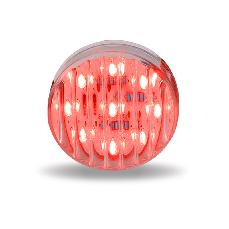 Trux Accessories LED Clear/Red Marker Light 2 1/2in TLED-2HTR